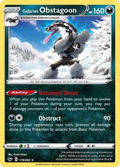 Galarian Obstagoon — photo 1