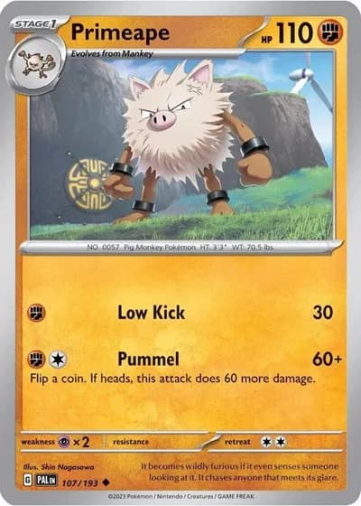 Primeape - 107/193 (Cosmos Holo) — photo 1