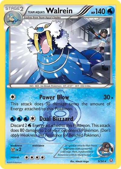 Team Aqua's Walrein — photo 1